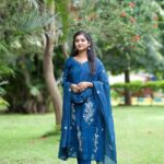 Pure Mal Chanderi boutique designer piece with handwork embroidery